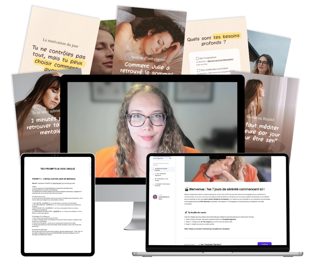 Visuel du Kit de survie anti page blanche